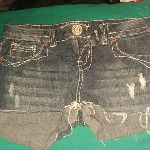 Women's Denim Ripped shorts